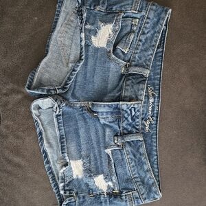 American Eagle Distressed Denim Shorts